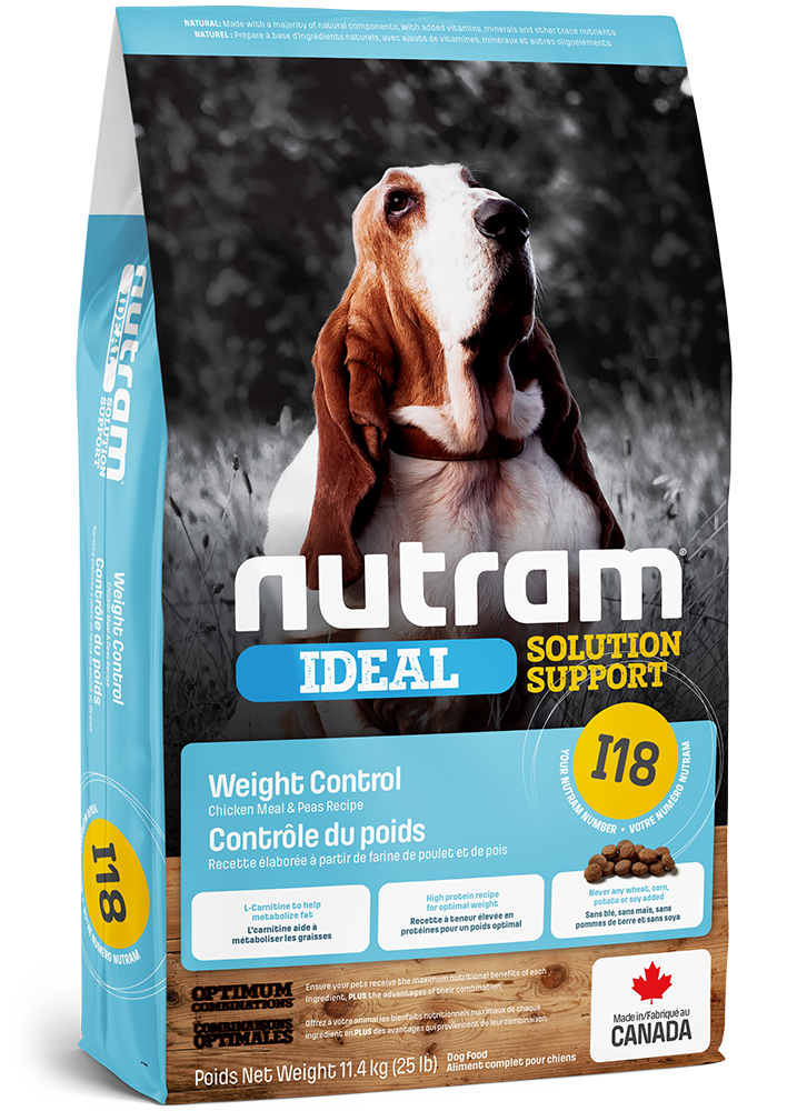 Nutram I18 - Weight Control with Chicken & Peas