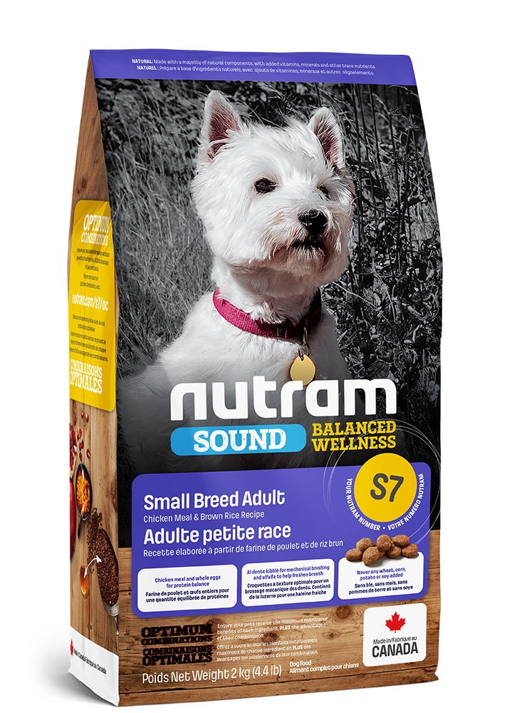 Nutram S7- Chicken & Brown Rice for Small Breeds