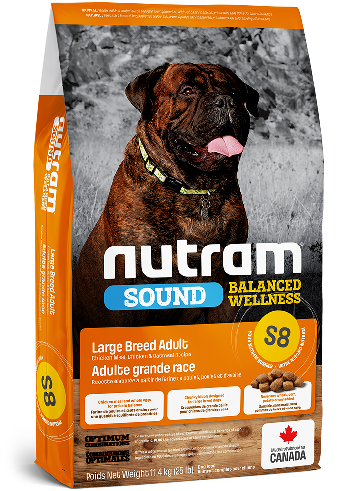 Nutram S8 - Chicken & Oats for Large Breed