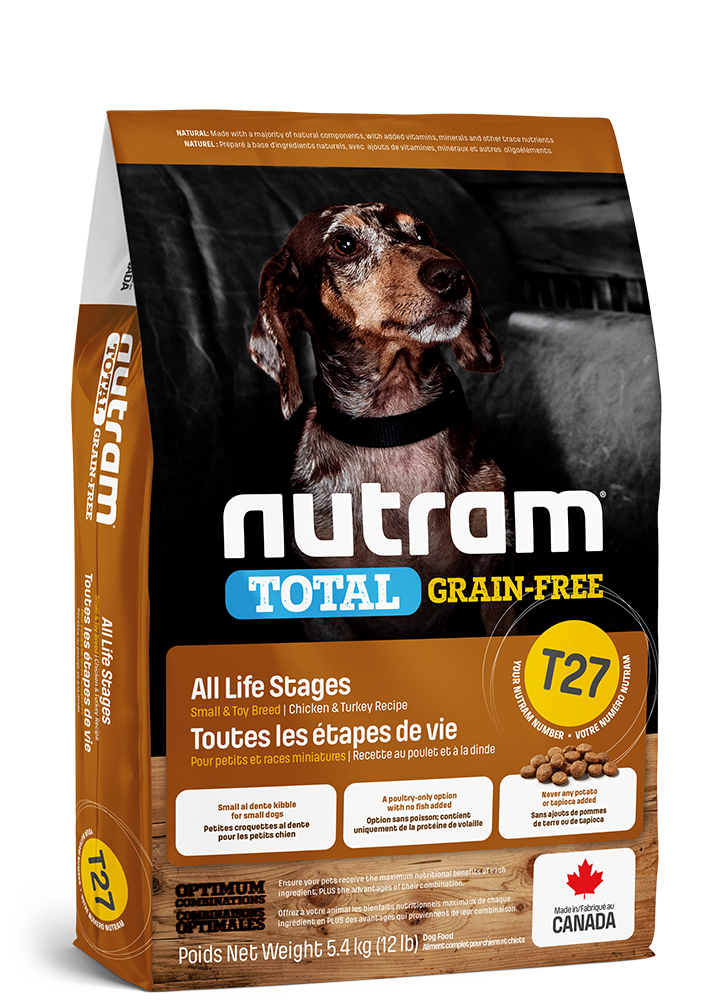 Nutram T27 - Chicken & Turkey Grain Free Small Breed