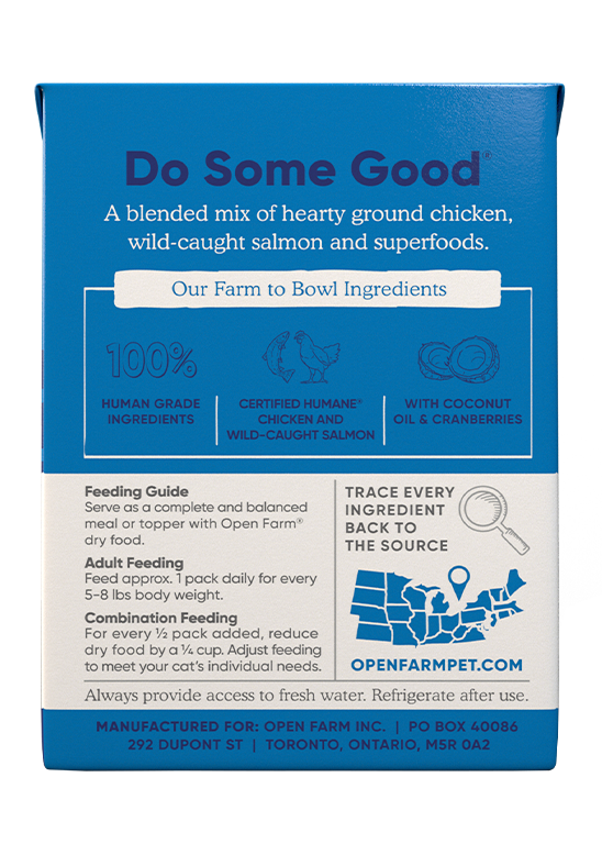 Open Farm: Chicken & Salmon Rustic Blend Wet Cat Food