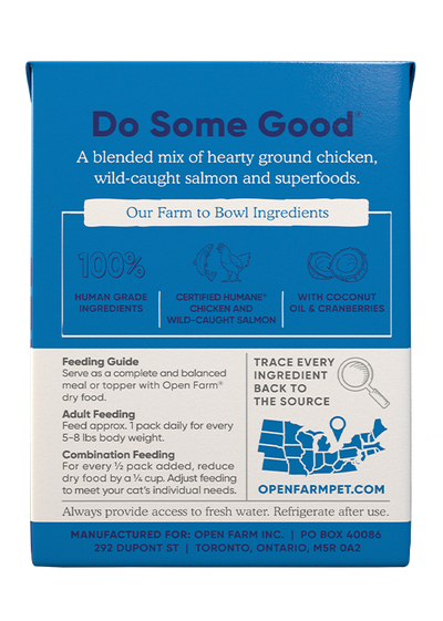 Open Farm: Chicken & Salmon Rustic Blend Wet Cat Food