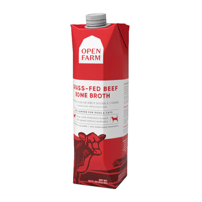 Ferme ouverte pour chiens et chats – Garniture de repas en bouillon d'os