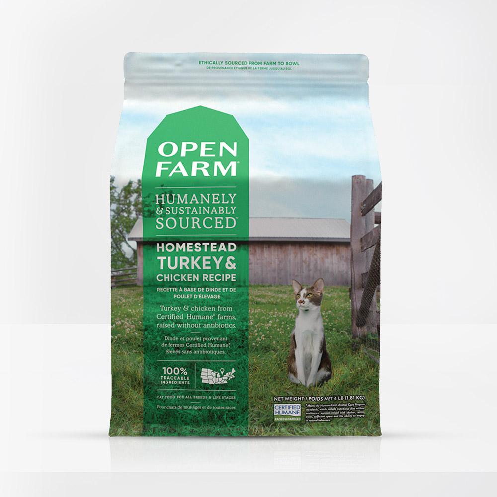 Open Farm for Cats - Homestead Turkey & Chicken Dry Food