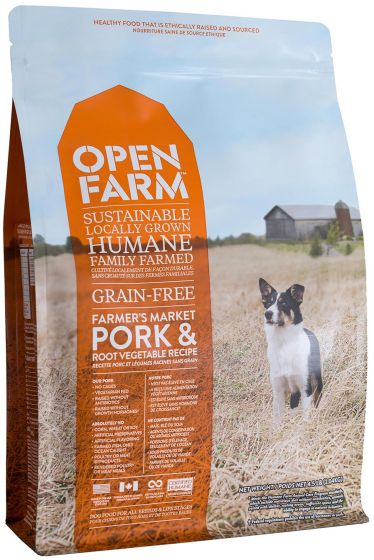 Open Farm pour chiens - Farmer's Table Porc Croquettes