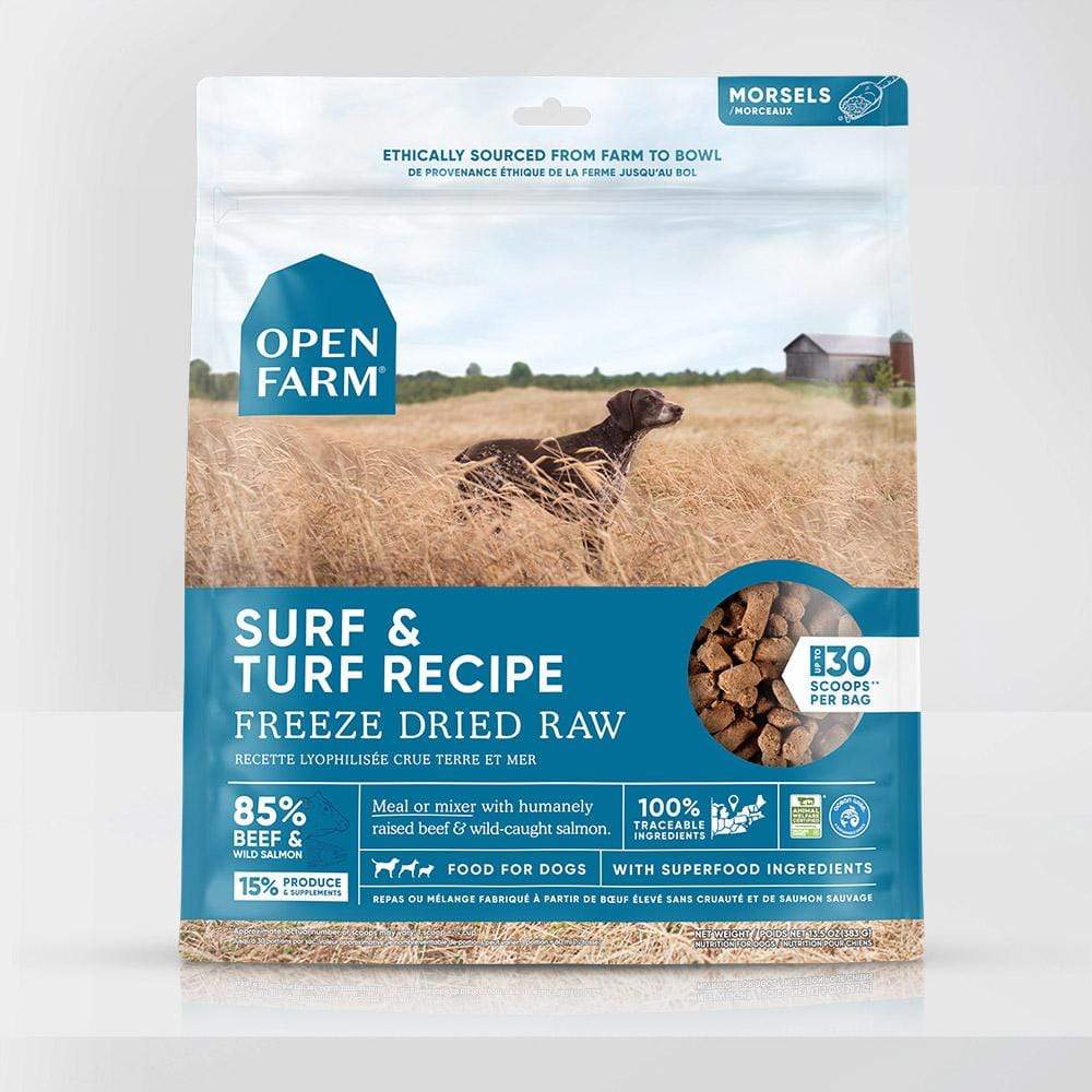 Open Farm for Dogs - Surf & Turf Freeze Dried Raw Food