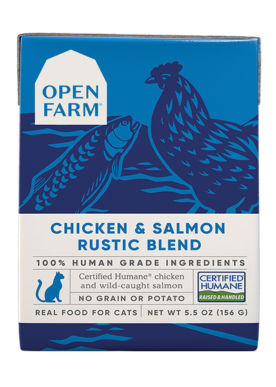 Open Farm for Cats - Ragoût rustique au poulet et au saumon 