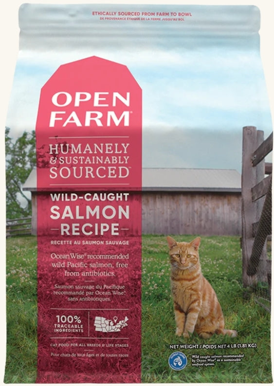 Open Farm for Cats - Croquettes au Saumon