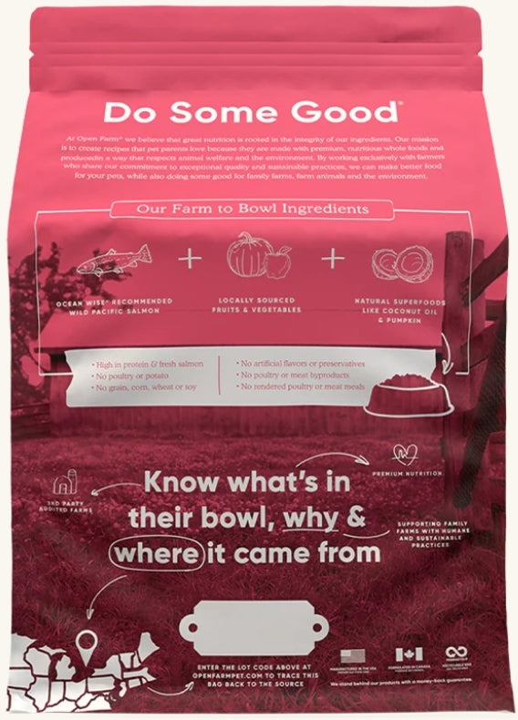Open Farm Dry Cat Food - Wild Caught Salmon