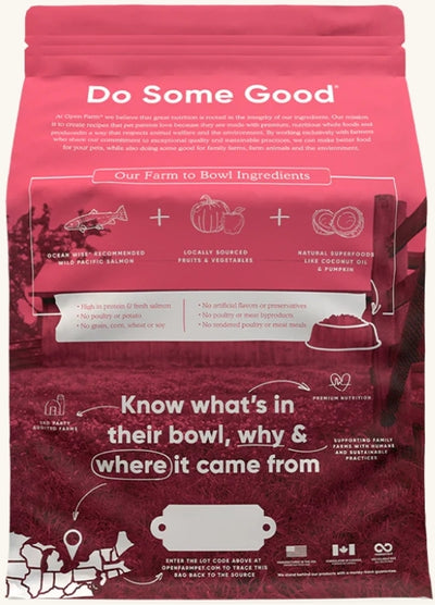 Open Farm Dry Cat Food - Wild Caught Salmon
