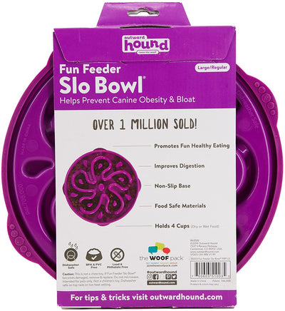 These dog bowls naturally improve digestion by allowing dogs to forage for their food through the fun patterns and mazes