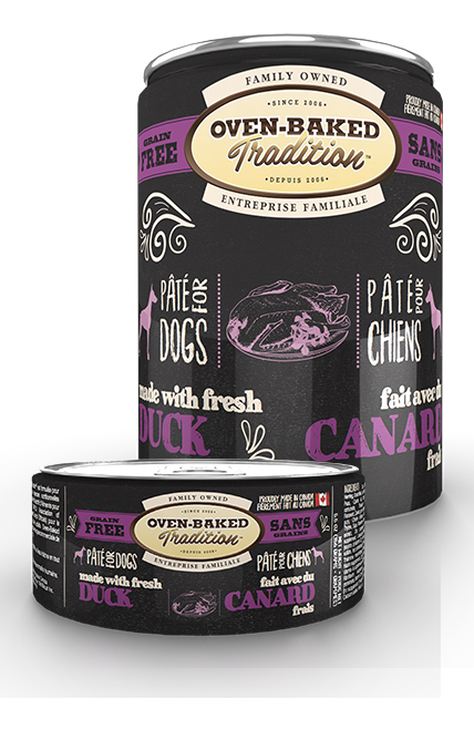 Oven Baked Tradition Adult Duck Pate Grain Free Wet Can Dog