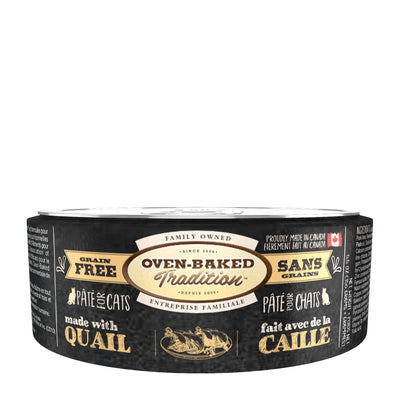 Oven Baked Tradition Adult Quail Grain Free Wet Cat Can Food 170g 5.5oz