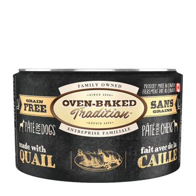 Oven Baked Tradition Adult Quail Grain Free Wet Can Dog 170g 6oz