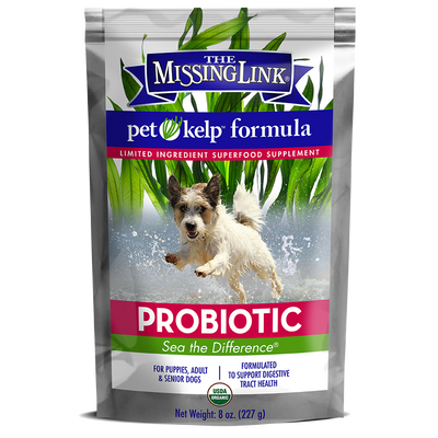 LE LIEN MANQUANT - Formule de varech Mélange probiotique Superfood Supplément d'ingrédients limités pour chiens 8 OZ