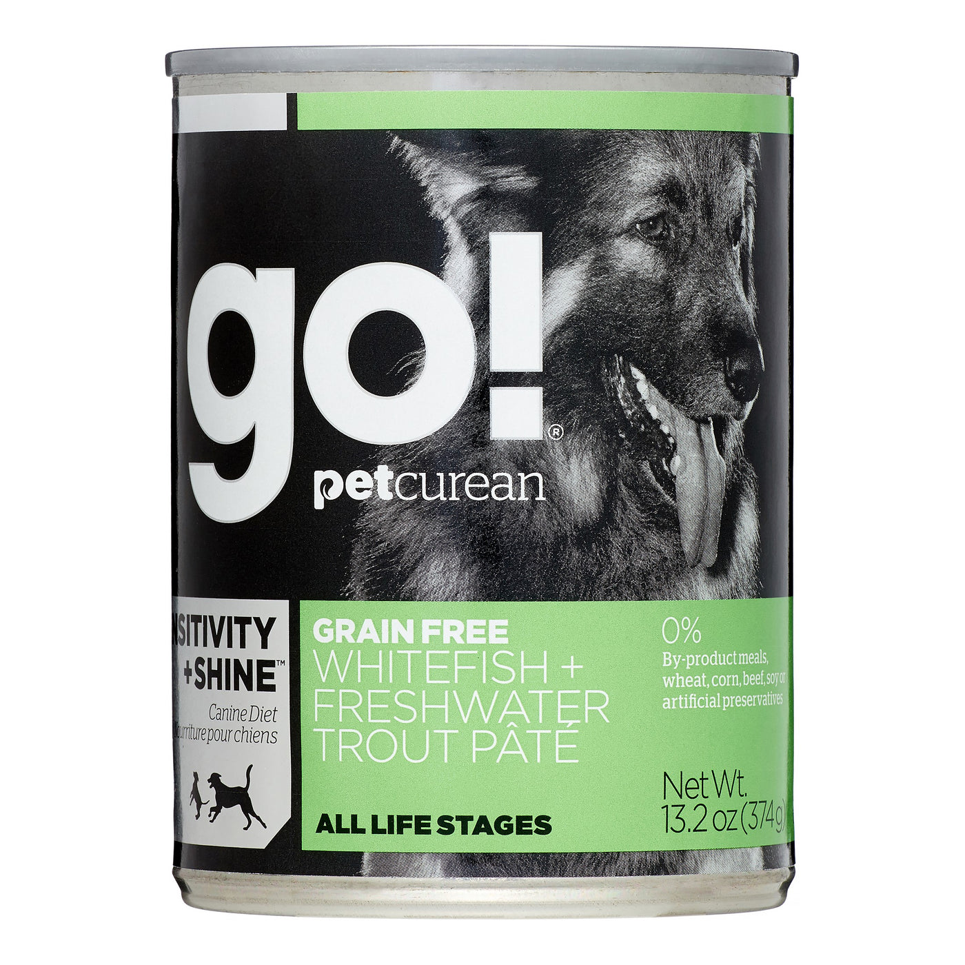 Petcurean Go! Sensitivity Shine Whitefish Trout Pate Can