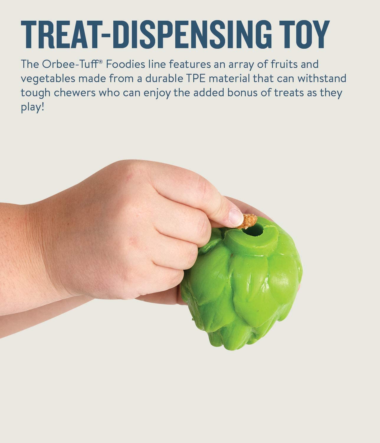 Planet Dog - Orbee tuff Artichoke Treat Dispensing Chew Toy