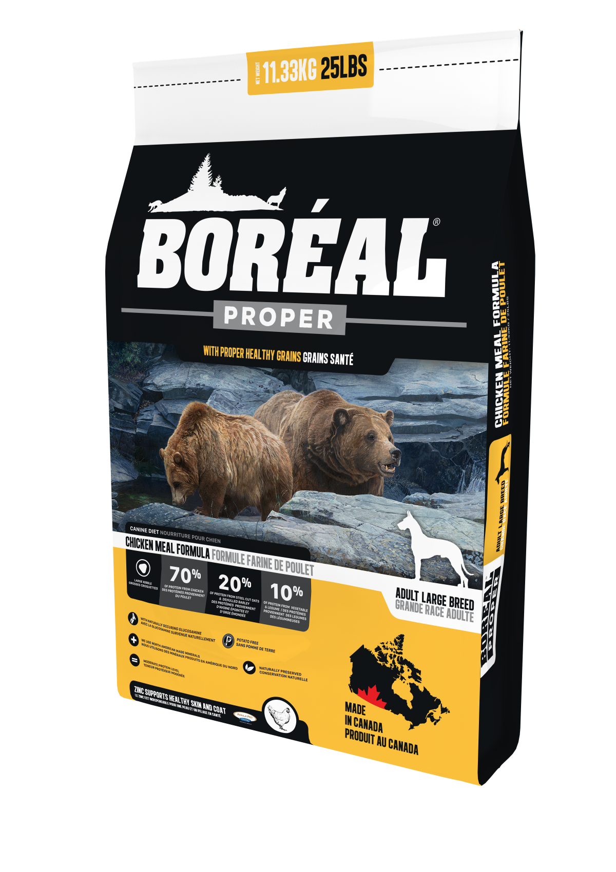 Boreal Proper Dog Healthy Grains Large Breed Chicken - Low Carb