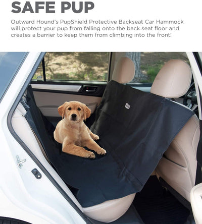 PupShield Car Hammock for Dogs, Car Seat Protector and Cover by Outward Hound