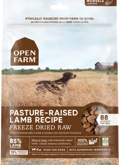 Lamb paster open farm Freeze dry