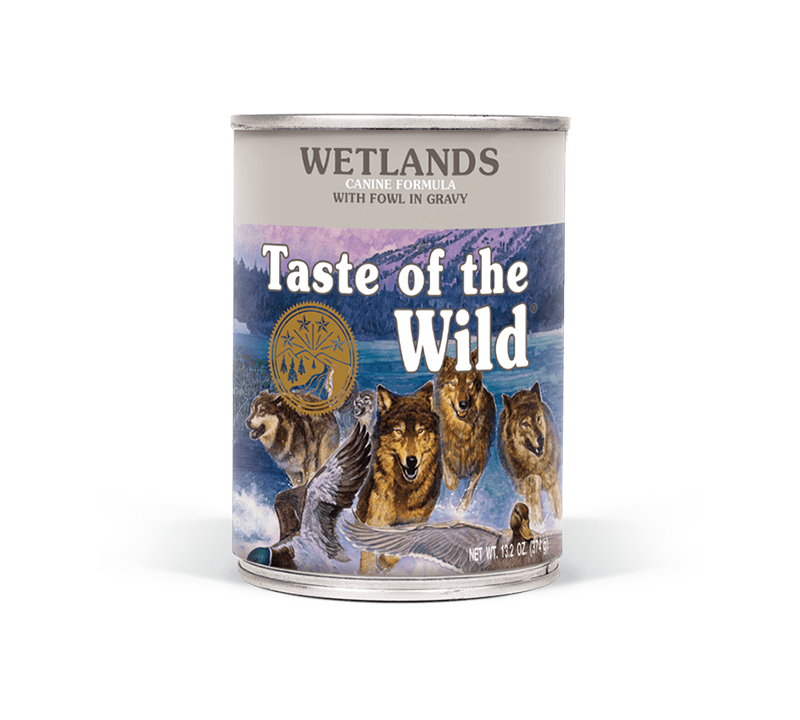 Taste of the Wild Dogs - Wetlands Canine avec volaille en sauce