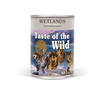 Taste of the Wild Dogs - Wetlands Canine avec volaille en sauce