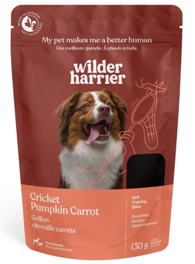 Wilder Harrier -  Dog Treats Cricket, Pumpkin and Carrot (120g)