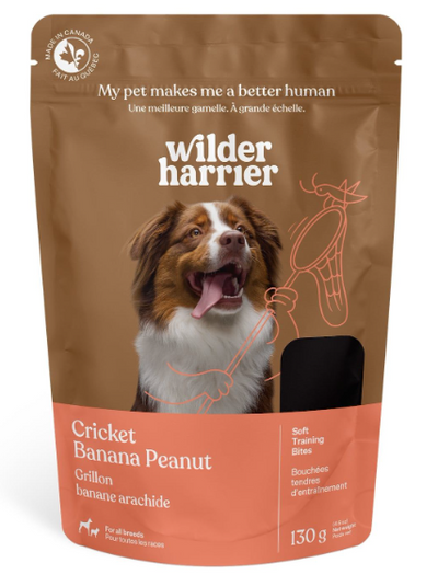Wilder Harrier - Friandises pour chien Cricket Banane Cacahuète (120g) 