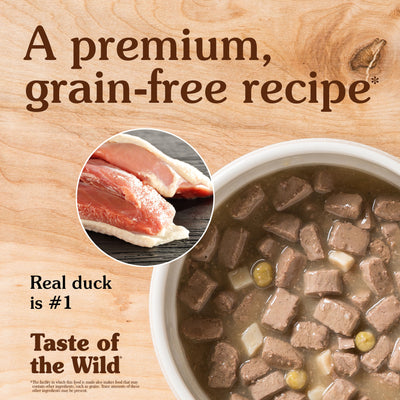 Taste of the Wild Dogs- Wetlands Canine with Fowl in Gravy