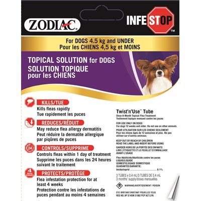 Zodiac Infestop Topical Flea Adulticide Dogs – The Angels Pet Store