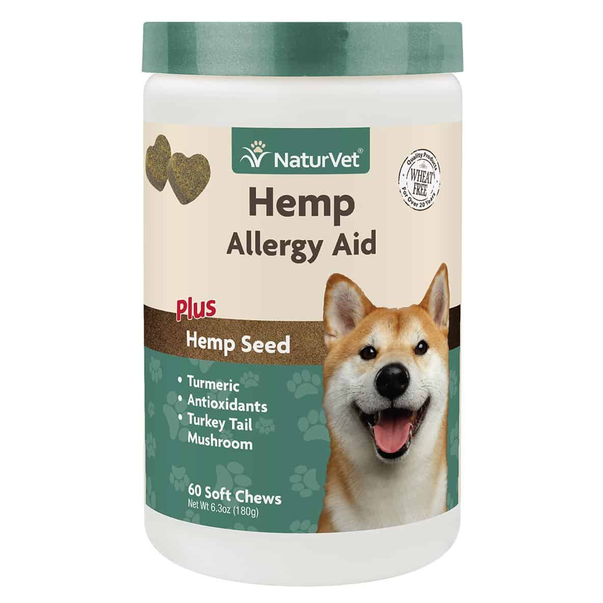NaturVet - Hemp Health Allergy Aid for Dogs Soft Chews (60 qty)