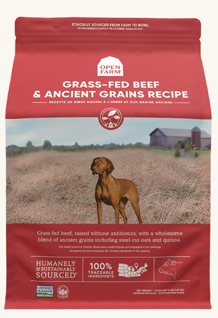 Open Farm for Dogs - Beef and Ancient Grain Dry Food