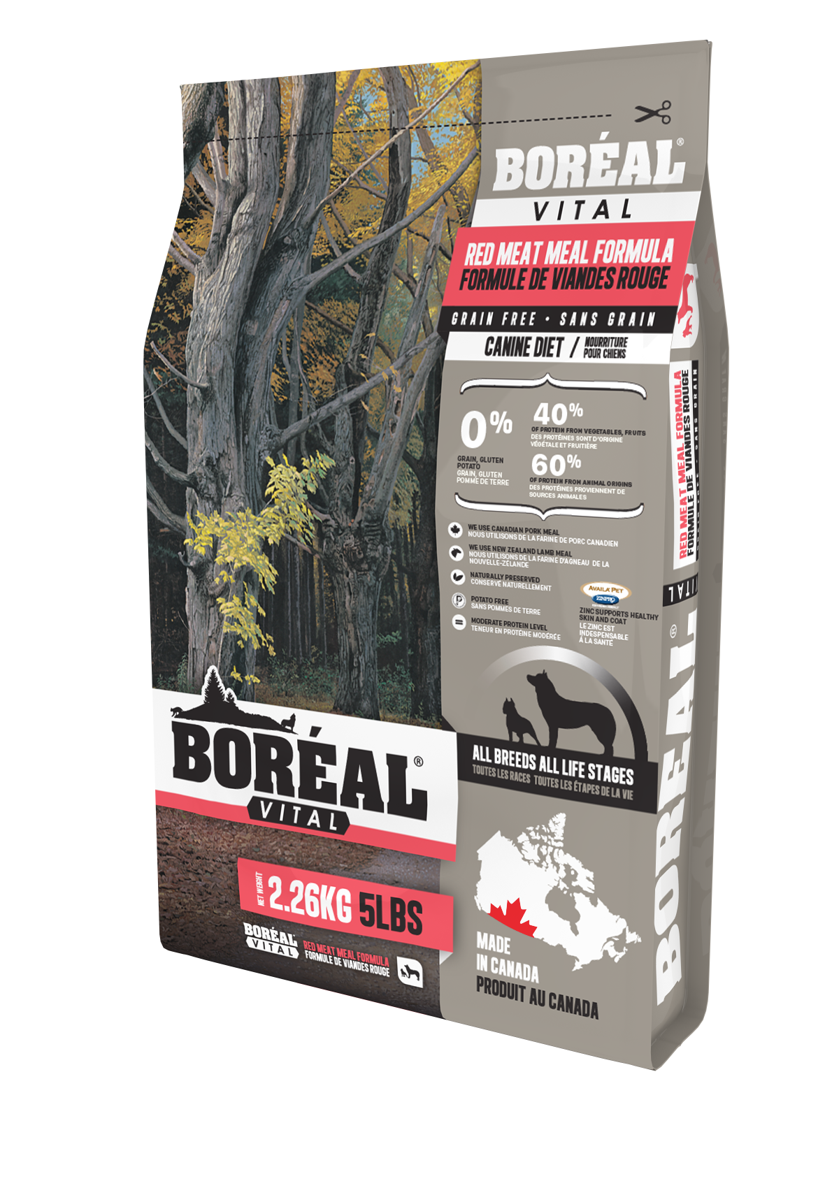 Boreal Vital Dog Grain Free All Breed Red Meat