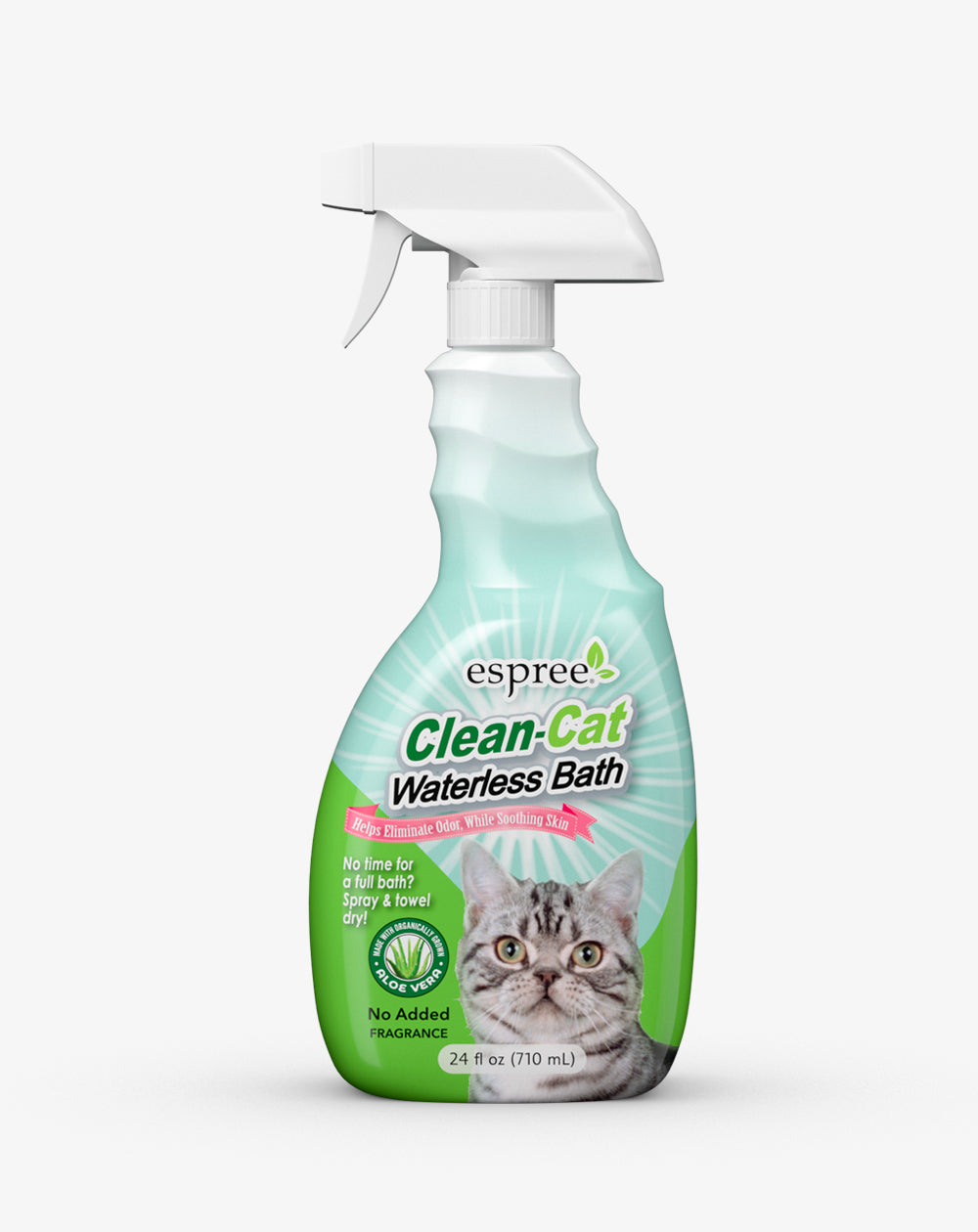 espree-Clean Cat Waterless Bath_lesangesmtl-gardiennes-shampoo-montreal- grooming cats-kittens