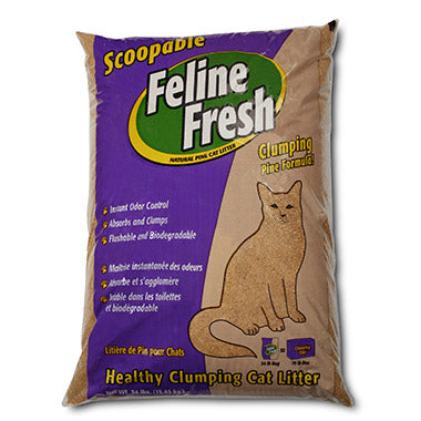 feline fresh clumping scoopable healthy cat litter lesangesmtl montreal