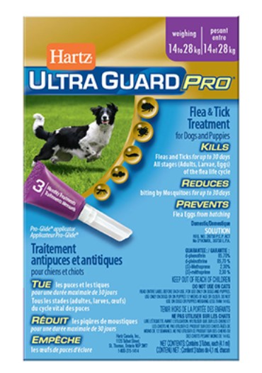flea-tick-hartz ultra guard montreal for dogs treatment montreal quebec online pet store 14 - 28 kg