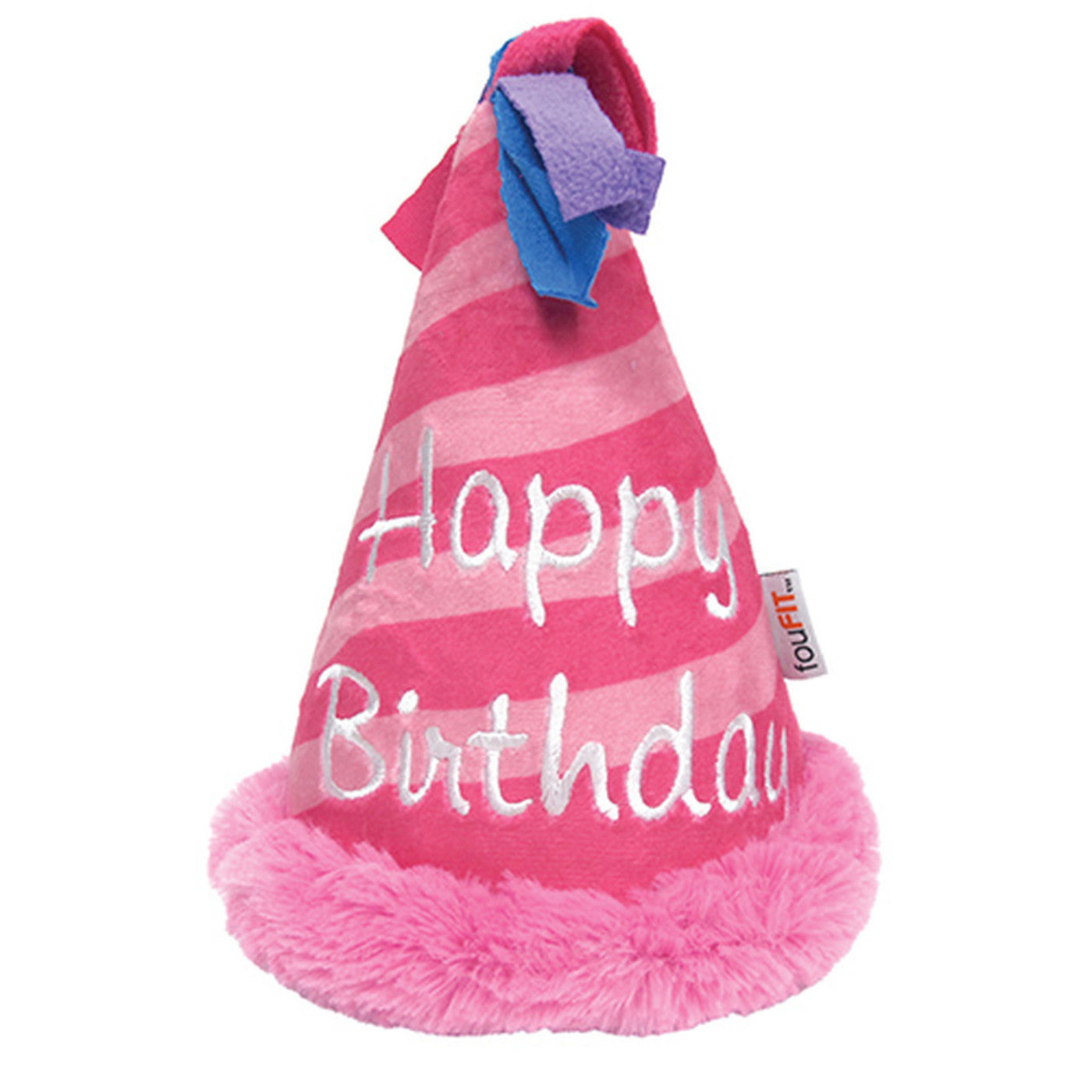Peluche chapeau d'anniversaire Foufit