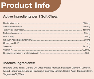 NaturVet Mushroom Max Advanced Immune Support