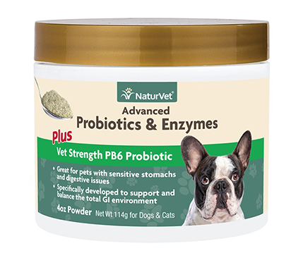 NaturVet - Advanced Probiotics & Enzymes + PB6 Powder