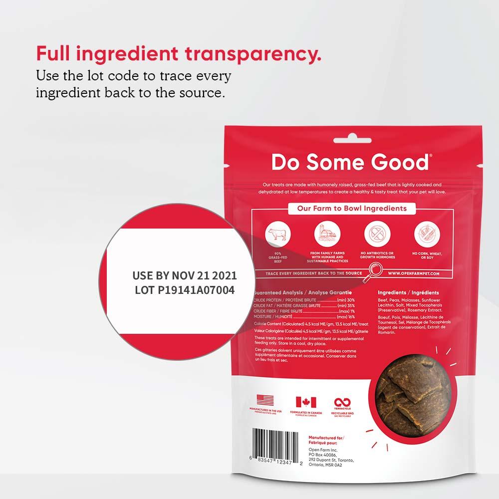 Open Farm for Dogs - Dehydrated Beef Treats (4.5oz)