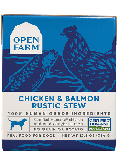 Open Farm for Dogs - Ragoût de poulet et de saumon