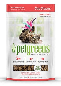 Pet Greens - Cat Craves Gâteries semi-humides savoureuses pour chats 