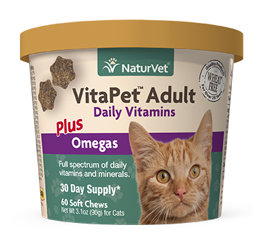 NATURVET® VITAPET™ ADULT DAILY VITAMINS SOFT CHEWS FOR CATS