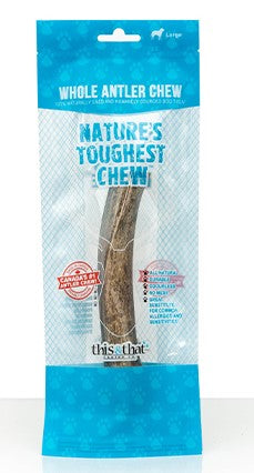 This &amp; That Antler Chew pour chiens
